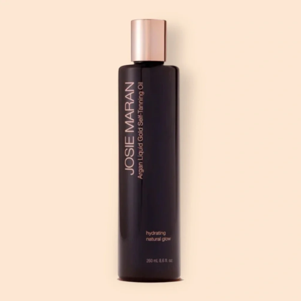 New Josie Maran Argan Oil Liquid Gold Self Tanning Oil Large 8.6oz Hydrating‎